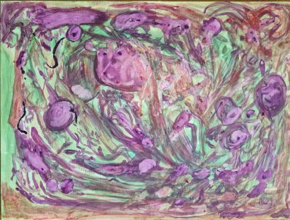 Aquarellkoerper 1 - a Paint Artowrk by Fabian  Kindermann 